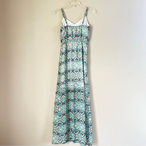 Maurices NEW Boho Spaghetti Strap Sheer Bottom Crocheted Maxi Dress - Picture 4 of 16